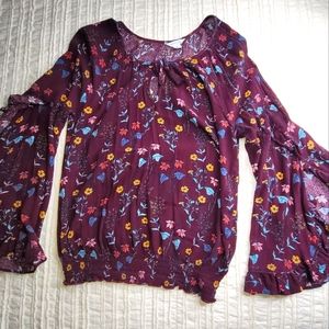 Floral blouse size XS
